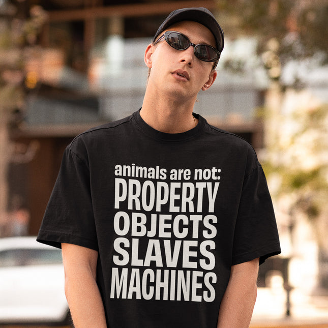 ANIMALS ARE NOT MEN'S T-SHIRT