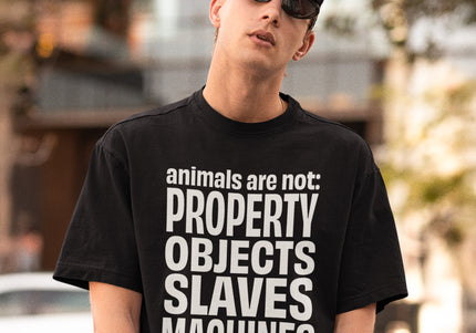 ANIMALS ARE NOT MEN'S T-SHIRT