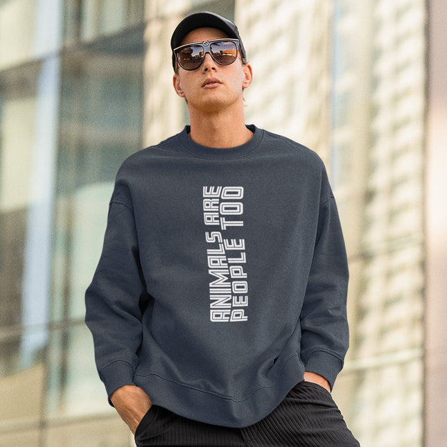 ANIMALS ARE PEOPLE MEN'S SWEATSHIRT