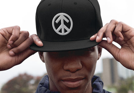MORE PEACE FLAT BRIM CAP