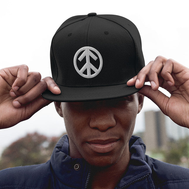 MORE PEACE FLAT BRIM CAP