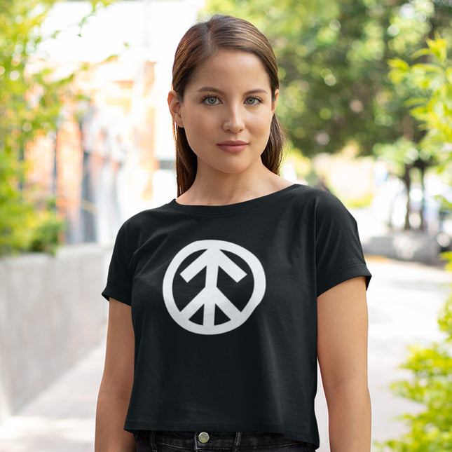 MORE PEACE CROP TOP
