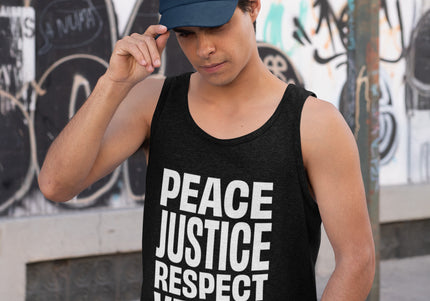 PEACE JUSTICE TANK TOP