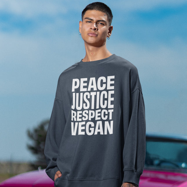 PEACE JUSTICE MEN'S SWEATSHIRT