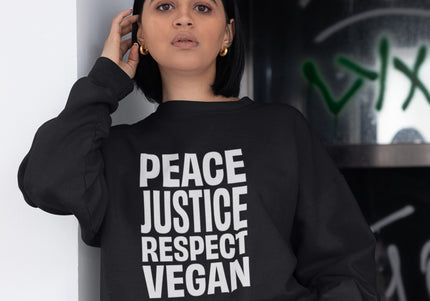 PEACE JUSTICE WOMEN'S SWEATSHIRT