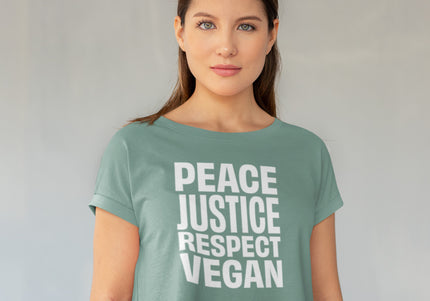PEACE JUSTICE CROP TOP