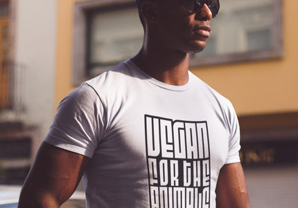 VEGAN FOR THE ANIMALS MEN'S T-SHIRT