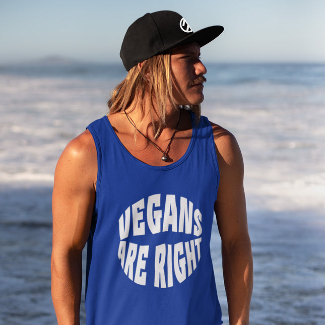 VEGANS ARE RIGHT TANK TOP